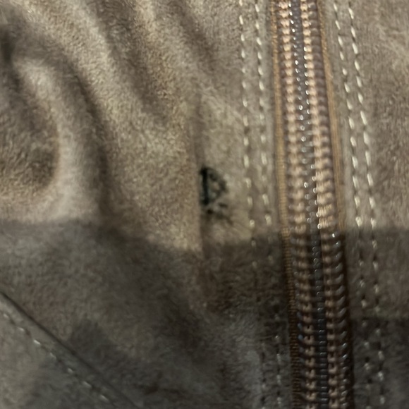 Catherine over the knee light brown boots, gold sparkle heel. - Picture 4 of 4